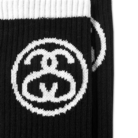 Stussy Ss Link Sock Black End Us