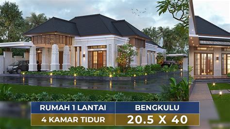 Jasa Arsitek Desain Rumah Bali Modern Lantai Luas M Lebar M