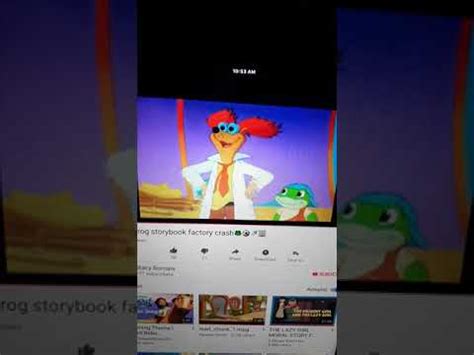 Leapfrog storybook factory crash - YouTube