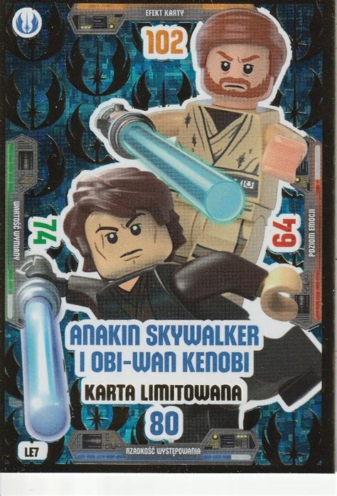 KARTA LEGO STAR WARS Seria 3 LE7 OBI WAN LIMITED 13889271687 Allegro Pl