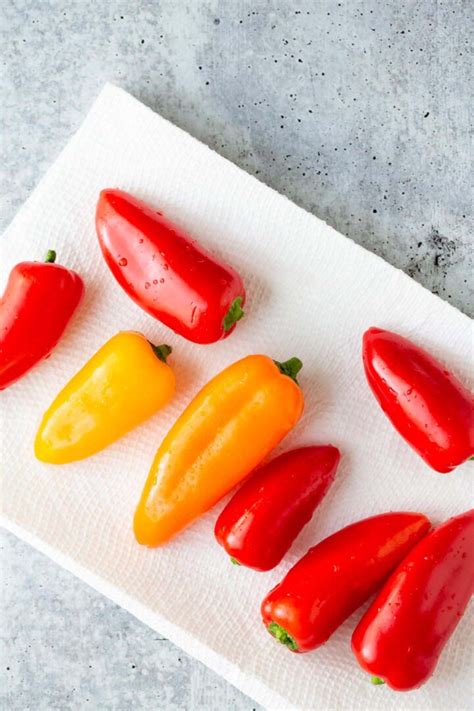 Air Fryer Mini Peppers Food Banjo