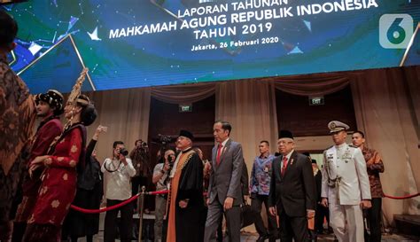 Foto Presiden Jokowi Hadiri Sidang Laporan Tahunan Ma Foto