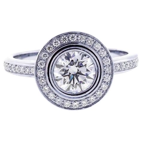 Cartier d’Amour Platinum Diamond Engagement Ring | Pampillonia Jewelers ...