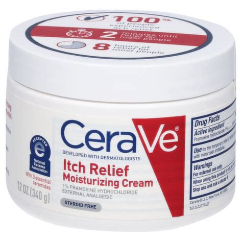 Cerave Moisturizing Cream Itch Relief Brookshire S