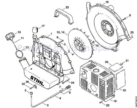 Stihl Backpack Blower Parts Diagram Hanenhuusholli