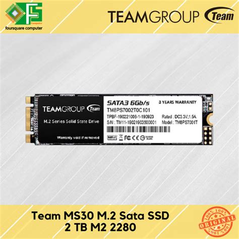 Jual Team MS30 M 2 SSD 2 TB M2 Sata 2TB M 2 2280 Kota Bandung