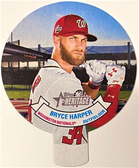 Bryce Harper Topps Heritage Washington Nationals Baseball Stars