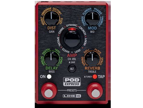 Line 6 Introduces POD Express Guitar And Bass Processors