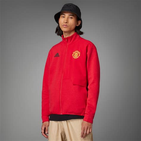 Clothing Manchester United Anthem Jacket Red Adidas South Africa