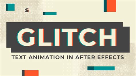 Online Course Glitch Text Animation In Adobe After Effects From