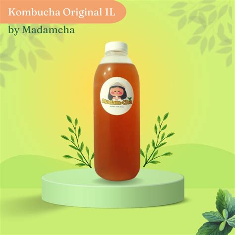 Jual Kombucha Original Minuman Probiotik 1L Shopee Indonesia