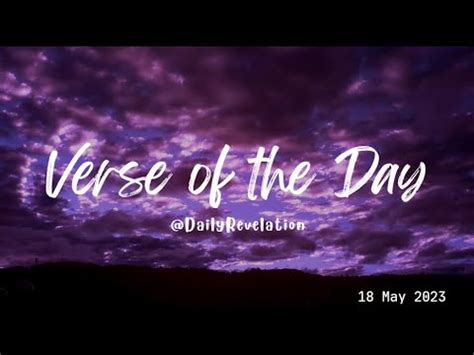 Unlocking Divine Wisdom A Bible Verse Of The Day For May 18 2023