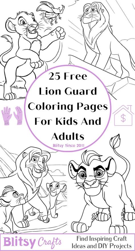 25 Free Lion Guard Coloring Pages for Kids and Adults