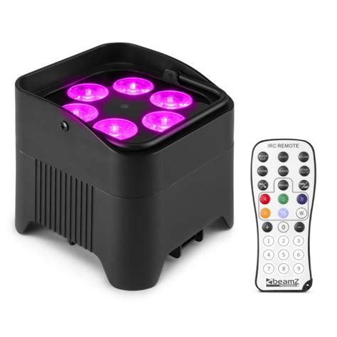 Comprar Beamz Bbp S Foco Led Up Light Con Bater A X W Rgbaw Uv Por