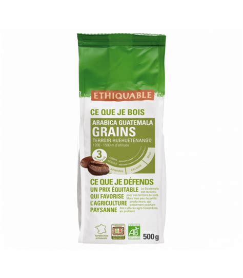 Caf Guatemala Grains Bio Quitable G Ethiquable