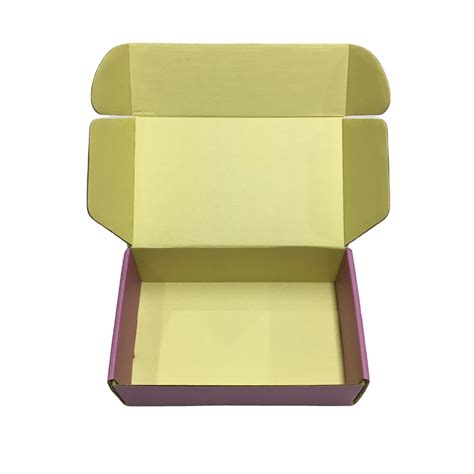 Recyclable Matte Colored Shipping Boxes Tuck Top Airplane Box Weihua