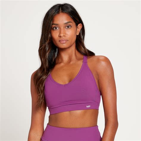 Mp Womens Power Mesh Sports Bra Purple Myprotein™