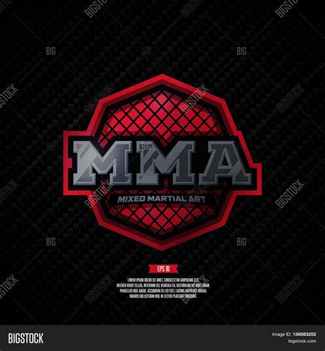 Mma Logo Vector And Photo Free Trial Bigstock