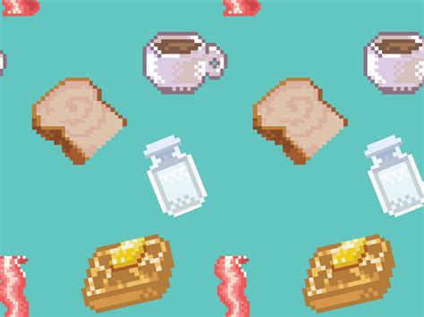 Breakfast Pixel Art