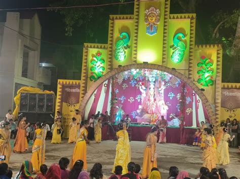 Celebration Of Sharadiya Navratri In Sonakutch सोनकच्छ में शारदीय नवरात्र की धूम पंडालों में