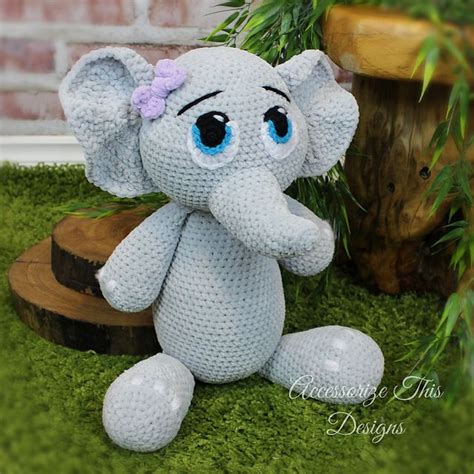 Rosie The Elephant Cuddle Buddy Pattern By Darling Maple Designs