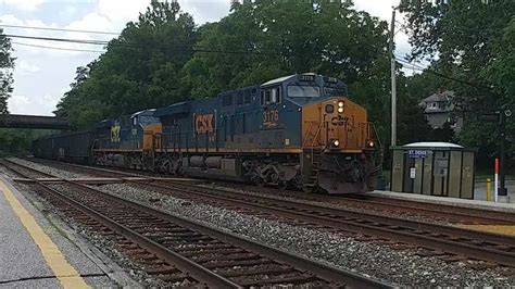 Csx Loaded Coal Train N With A Dpu Off Of The Old Main Line