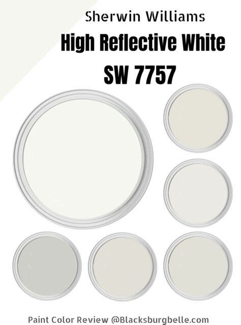 Sherwin Williams High Reflective White Palette Coordinating