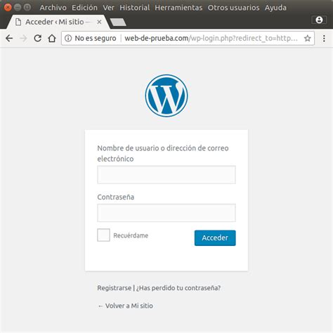 Cómo entrar a Wordpress