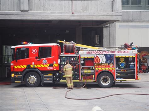 Melbourne Metropolitan Fire Brigade Weekly Fire Safety Display Busy