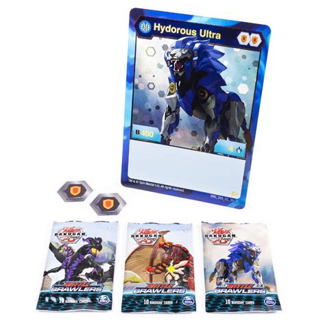 Bakugan Deluxe Battle Brawlers Card Collection With Jumbo Foil Hydorous Ultra Card Toys R Us