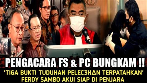 Arman Hanis Bungkam Tiga Bukti Terpatahkan Ferdy Sambo Akui Siap Di