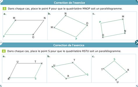 Construction De Parall Logramme Me Math Matiques