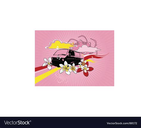 Retro car Royalty Free Vector Image - VectorStock