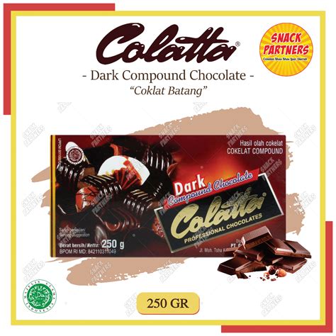 Jual COLATTA COMPOUND 250 GR Chocolate Choco Strawberry Stroberi