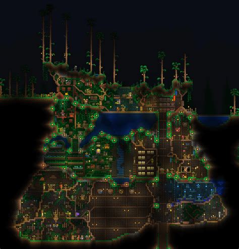 Finished My Base Pre Hardmode Rterraria