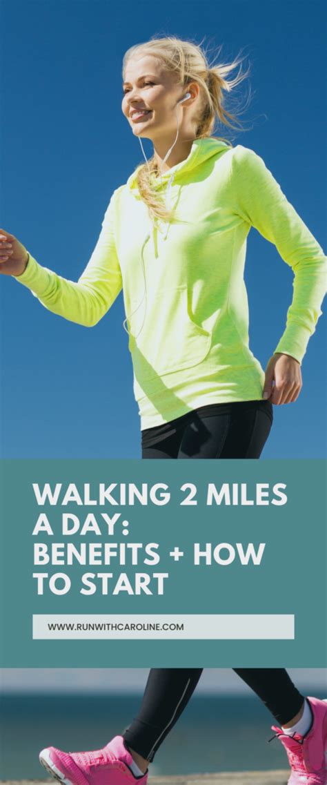 Walking 2 miles a day: 12 benefits + how to start - Run With Caroline