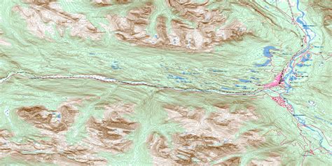 Jasper National Park Topographic Map - Gillie Donnamarie