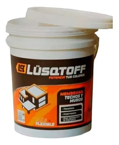 Membrana Liquida Impermeable Muros Techos Lusqtoff 20 Kg