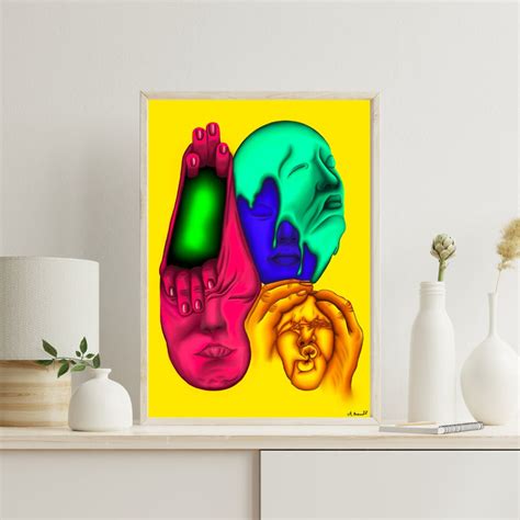 Poster Modern Wall Art Maximalism - Etsy