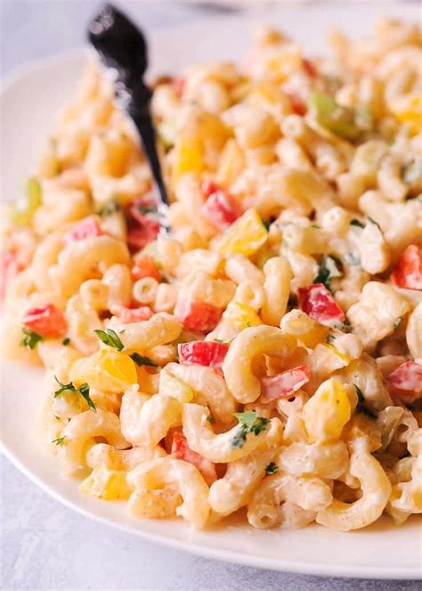 Classic American Macaroni Salad Is All About Creamy And Tangy Mayo Dressing Not Overwhelmingly