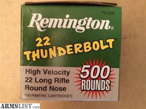 Armslist For Sale 22lr Remington Thunderbolt 500 Rounds