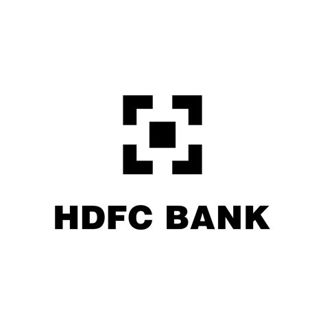 HDFC bank black logo vector 26555511 Vector Art at Vecteezy