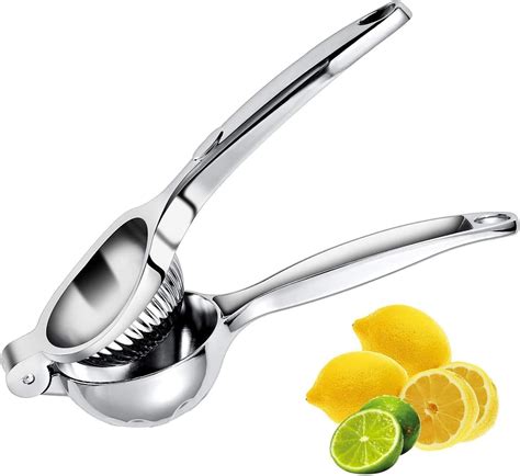 Manual Lemon Lime Squeezer Stainless Steel Press Juicer Handheld Lemon