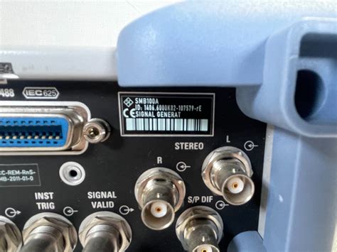 Rohde Schwarz Smb A Signal Generator