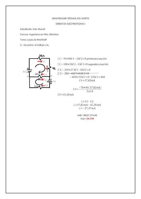 DOCX Electrotecnia Leyes De Kirchhoff DOKUMEN TIPS