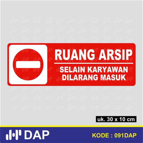 Jual Stiker Ruang Arsip 0091dap Vynil Epson Shopee Indonesia