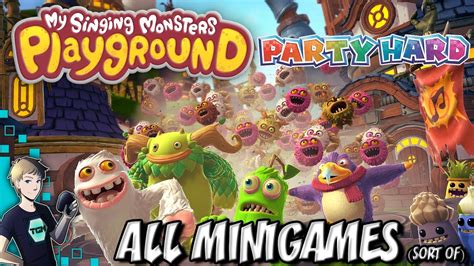 My Singing Monsters Playground All Minigames Youtube