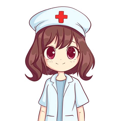 Nurse Cute Character Illustration Vector Nurse Character Nurse