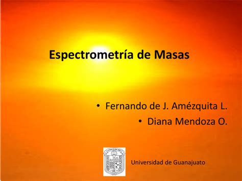 Espectrometr A De Masas