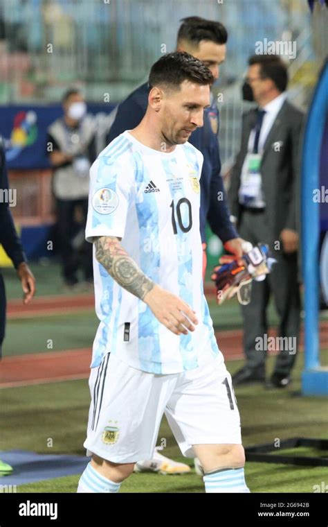 Lionel Messi Of Argentine During The Copa America 2021 Quarter Final